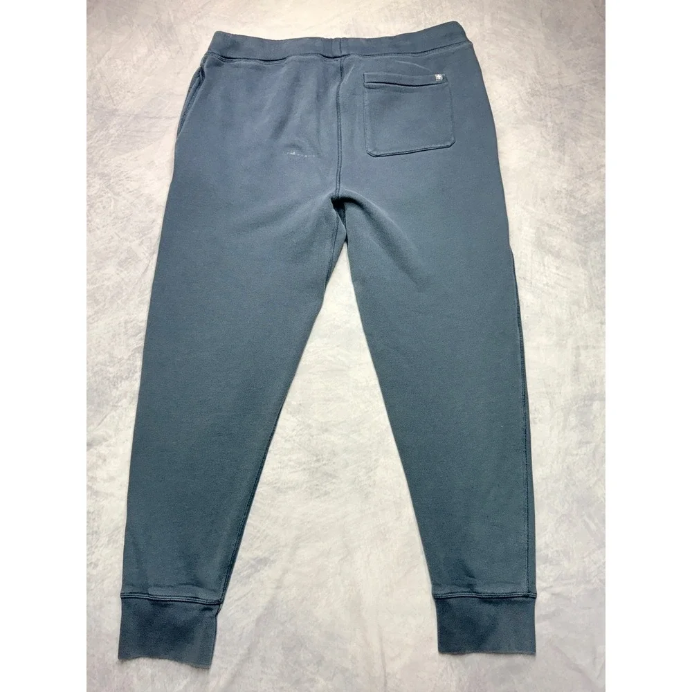 Figs‎ Mens Fleece Lined Jogger Sweatpants Blue Gray M22LW2006 Size Large